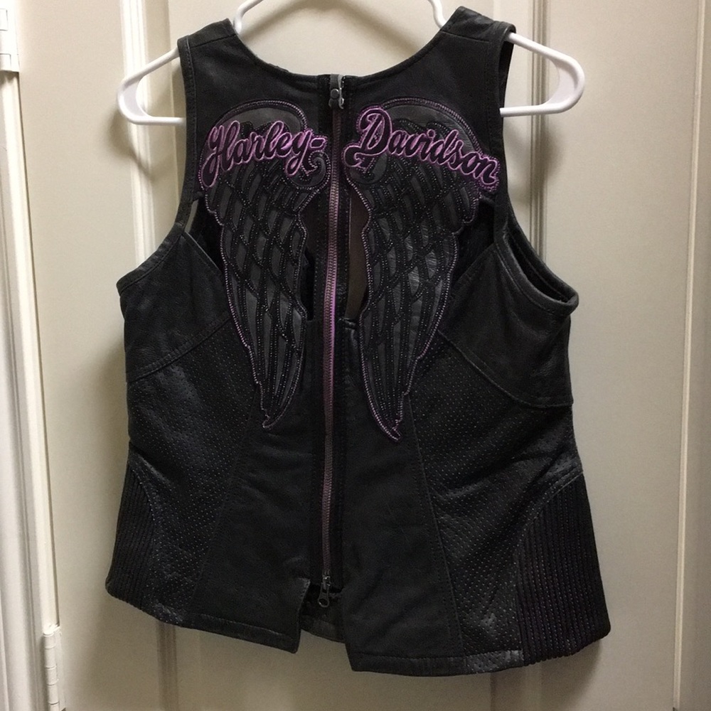 Leather vest